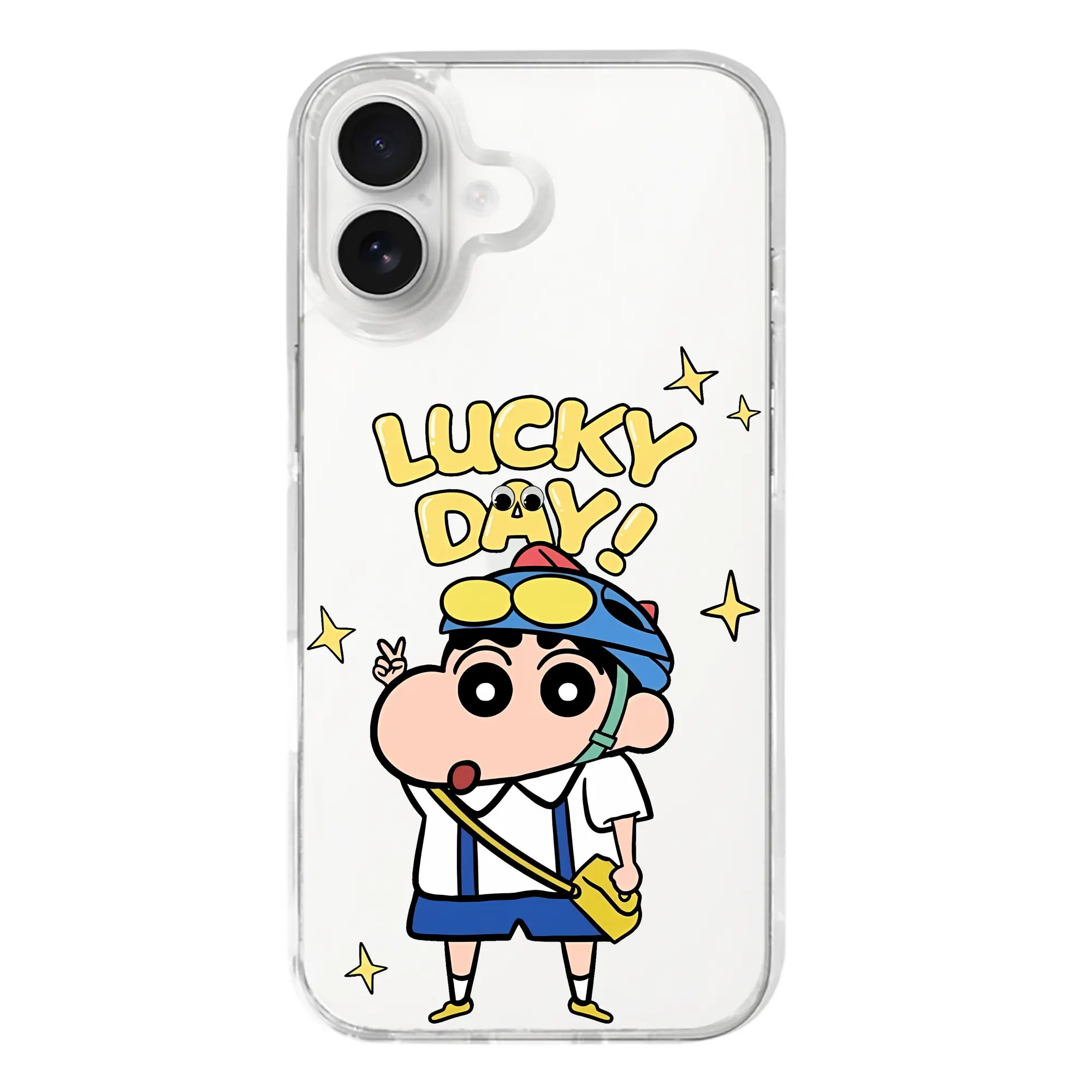 クレヨンしんちゃん グッズ 野原 しんのすけ - iPhone 17シリーズ 透明スマホケース – 薄型・耐衝撃・精密フィット保護カバー